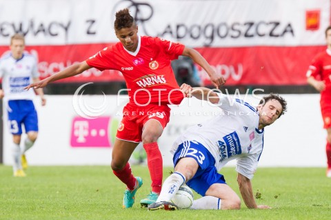  02.06.2013 LODZ PILKA NOZNA T-MOBILE EKSTRAKLASA SEZON 2012/2013 FOOTBALL POLISH EKSTRAKLASA SEASON WIDZEW LODZ - PODBESKIDZIE BIELSKO BIALA N/Z ALEX BRUNO ROBERT DEMJAN  