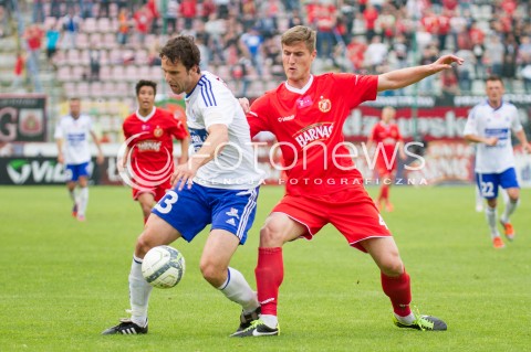  02.06.2013 LODZ PILKA NOZNA T-MOBILE EKSTRAKLASA SEZON 2012/2013 FOOTBALL POLISH EKSTRAKLASA SEASON WIDZEW LODZ - PODBESKIDZIE BIELSKO BIALA N/Z ROBERT DEJMAN DINO GAVRIC  