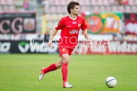  02.06.2013 LODZ PILKA NOZNA T-MOBILE EKSTRAKLASA SEZON 2012/2013 FOOTBALL POLISH EKSTRAKLASA SEASON WIDZEW LODZ - PODBESKIDZIE BIELSKO BIALA N/Z LUKASZ BROZ SYLWETKA   