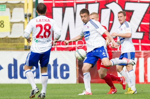  02.06.2013 LODZ PILKA NOZNA T-MOBILE EKSTRAKLASA SEZON 2012/2013 FOOTBALL POLISH EKSTRAKLASA SEASON WIDZEW LODZ - PODBESKIDZIE BIELSKO BIALA N/Z DARIUSZ PIETRASIAK  