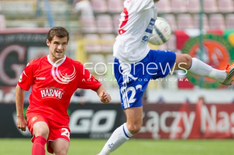  02.06.2013 LODZ PILKA NOZNA T-MOBILE EKSTRAKLASA SEZON 2012/2013 FOOTBALL POLISH EKSTRAKLASA SEASON WIDZEW LODZ - PODBESKIDZIE BIELSKO BIALA N/Z LUKASZ BROZ   