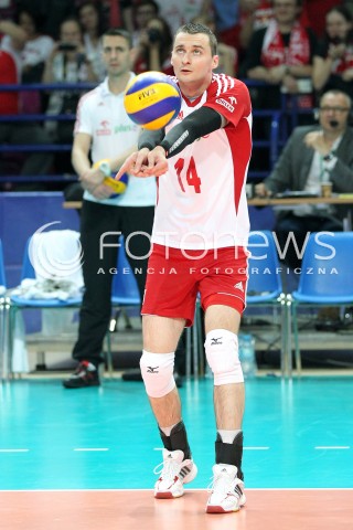  07.06.2013 WARSZAWA TORWAR<br />SIATKOWKA MEZCZYZN LIGA SWIATOWA 2013<br />FIVB VOLLEYBALL WORLD LEAGUE 2012 POLSKA - BRAZYLIA ( POLAND - BRAZIL )<br />N/Z MICHAL RUCIAK SYLWETKA<br />  