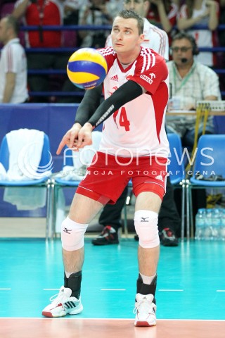  07.06.2013 WARSZAWA TORWAR<br />SIATKOWKA MEZCZYZN LIGA SWIATOWA 2013<br />FIVB VOLLEYBALL WORLD LEAGUE 2012 POLSKA - BRAZYLIA ( POLAND - BRAZIL )<br />N/Z MICHAL RUCIAK SYLWETKA<br />  