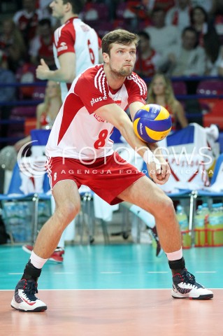  07.06.2013 WARSZAWA TORWAR<br />SIATKOWKA MEZCZYZN LIGA SWIATOWA 2013<br />FIVB VOLLEYBALL WORLD LEAGUE 2012 POLSKA - BRAZYLIA ( POLAND - BRAZIL )<br />N/Z ANDRZEJ WRONA SYLWETKA<br />  