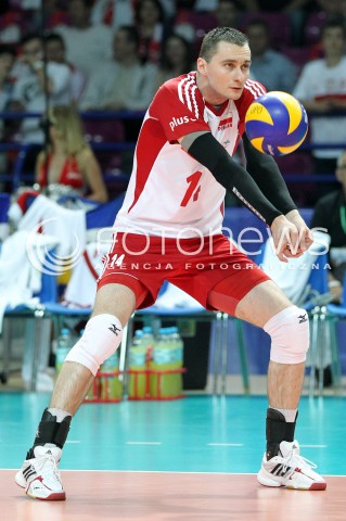  07.06.2013 WARSZAWA TORWAR<br />SIATKOWKA MEZCZYZN LIGA SWIATOWA 2013<br />FIVB VOLLEYBALL WORLD LEAGUE 2012 POLSKA - BRAZYLIA ( POLAND - BRAZIL )<br />N/Z MICHAL RUCIAK SYLWETKA<br />  