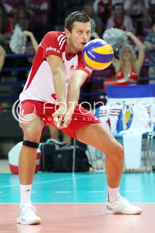  07.06.2013 WARSZAWA TORWAR<br />SIATKOWKA MEZCZYZN LIGA SWIATOWA 2013<br />FIVB VOLLEYBALL WORLD LEAGUE 2012 POLSKA - BRAZYLIA ( POLAND - BRAZIL )<br />N/Z MICHAL WINIARSKI SYLWETKA<br />  