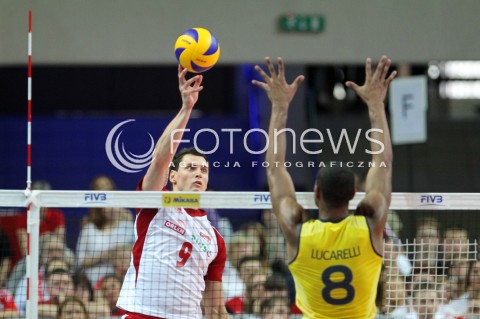  07.06.2013 WARSZAWA TORWAR<br />SIATKOWKA MEZCZYZN LIGA SWIATOWA 2013<br />FIVB VOLLEYBALL WORLD LEAGUE 2012 POLSKA - BRAZYLIA ( POLAND - BRAZIL )<br />N/Z ZBIGNIEW BARTMAN RICARDO LUCARELLI SANTOS DE SOUZA <br />  