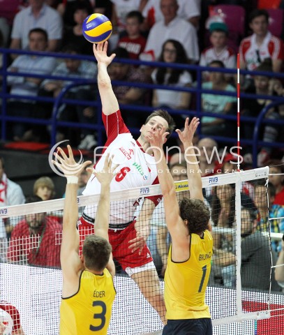  07.06.2013 WARSZAWA TORWAR<br />SIATKOWKA MEZCZYZN LIGA SWIATOWA 2013<br />FIVB VOLLEYBALL WORLD LEAGUE 2012 POLSKA - BRAZYLIA ( POLAND - BRAZIL )<br />N/Z BARTOSZ KUREK EDER CARBONERA BRUNO MOSSA REZENDE <br />  