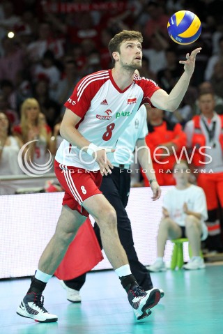  07.06.2013 WARSZAWA TORWAR<br />SIATKOWKA MEZCZYZN LIGA SWIATOWA 2013<br />FIVB VOLLEYBALL WORLD LEAGUE 2012 POLSKA - BRAZYLIA ( POLAND - BRAZIL )<br />N/Z ANDRZEJ WRONA SYLWETKA<br />  