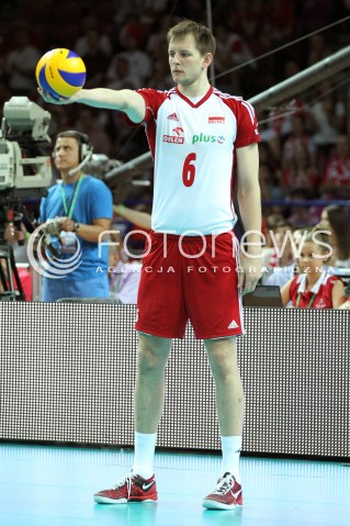  07.06.2013 WARSZAWA TORWAR<br />SIATKOWKA MEZCZYZN LIGA SWIATOWA 2013<br />FIVB VOLLEYBALL WORLD LEAGUE 2012 POLSKA - BRAZYLIA ( POLAND - BRAZIL )<br />N/Z BARTOSZ KUREK SYLWETKA<br />  