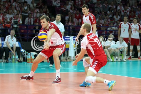  07.06.2013 WARSZAWA TORWAR<br />SIATKOWKA MEZCZYZN LIGA SWIATOWA 2013<br />FIVB VOLLEYBALL WORLD LEAGUE 2012 POLSKA - BRAZYLIA ( POLAND - BRAZIL )<br />N/Z BARTOSZ KUREK PAWEL ZATORSKI ZBIGNIEW BARTMAN <br />  