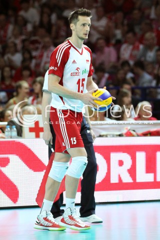  07.06.2013 WARSZAWA TORWAR<br />SIATKOWKA MEZCZYZN LIGA SWIATOWA 2013<br />FIVB VOLLEYBALL WORLD LEAGUE 2012 POLSKA - BRAZYLIA ( POLAND - BRAZIL )<br />N/Z LUKASZ ZYGADLO SYLWETKA<br />  