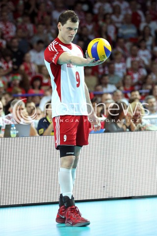  07.06.2013 WARSZAWA TORWAR<br />SIATKOWKA MEZCZYZN LIGA SWIATOWA 2013<br />FIVB VOLLEYBALL WORLD LEAGUE 2012 POLSKA - BRAZYLIA ( POLAND - BRAZIL )<br />N/Z ZBIGNIEW BARTMAN SYLWETKA<br />  