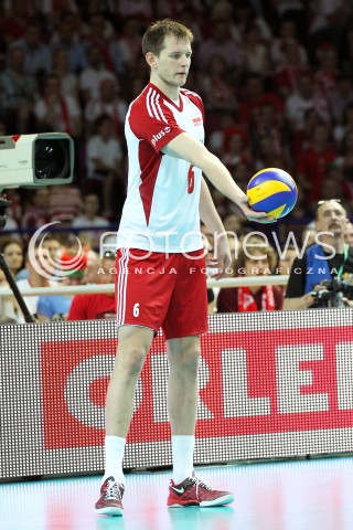  07.06.2013 WARSZAWA TORWAR<br />SIATKOWKA MEZCZYZN LIGA SWIATOWA 2013<br />FIVB VOLLEYBALL WORLD LEAGUE 2012 POLSKA - BRAZYLIA ( POLAND - BRAZIL )<br />N/Z BARTOSZ KUREK SYLWETKA<br />  