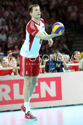  07.06.2013 WARSZAWA TORWAR<br />SIATKOWKA MEZCZYZN LIGA SWIATOWA 2013<br />FIVB VOLLEYBALL WORLD LEAGUE 2012 POLSKA - BRAZYLIA ( POLAND - BRAZIL )<br />N/Z BARTOSZ KUREK SYLWETKA<br />  