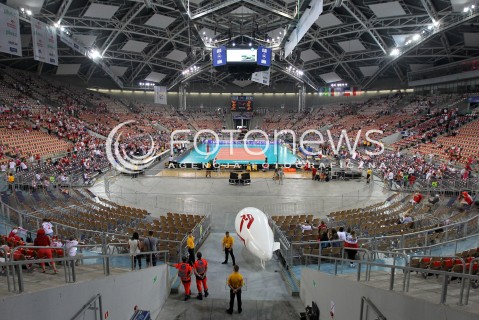  09.06.2013 LODZ ATLAS ARENA<br />SIATKOWKA MEZCZYZN LIGA SWIATOWA 2013<br />FIVB VOLLEYBALL WORLD LEAGUE 2012 POLSKA - BRAZYLIA ( POLAND - BRAZIL )<br />N/Z HALA ATLAS ARENA WIDOK PANORAMA<br /> 