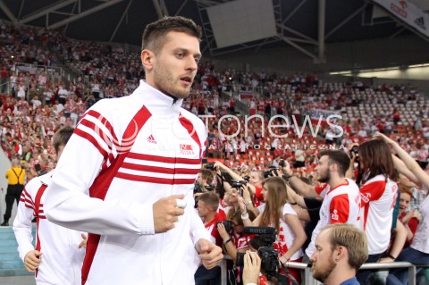  09.06.2013 LODZ ATLAS ARENA<br />SIATKOWKA MEZCZYZN LIGA SWIATOWA 2013<br />FIVB VOLLEYBALL WORLD LEAGUE 2012 POLSKA - BRAZYLIA ( POLAND - BRAZIL )<br />N/Z MICHAL WINIARSKI<br /> 