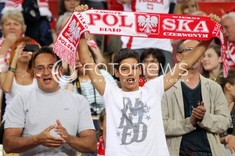  09.06.2013 LODZ ATLAS ARENA<br />SIATKOWKA MEZCZYZN LIGA SWIATOWA 2013<br />FIVB VOLLEYBALL WORLD LEAGUE 2012 POLSKA - BRAZYLIA ( POLAND - BRAZIL )<br />N/Z KIBIC KIBICE DOPING EMOCJE RADOSC<br /> 