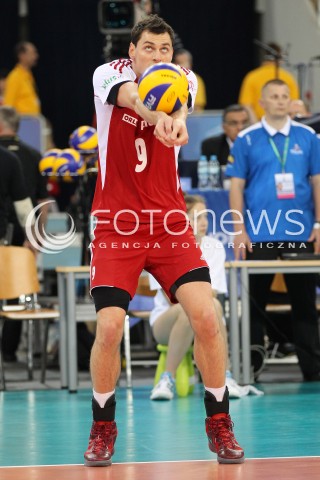  09.06.2013 LODZ ATLAS ARENA<br />SIATKOWKA MEZCZYZN LIGA SWIATOWA 2013<br />FIVB VOLLEYBALL WORLD LEAGUE 2012 POLSKA - BRAZYLIA ( POLAND - BRAZIL )<br />N/Z ZBIGNIEW BARTMAN SYLWETKA <br /> 