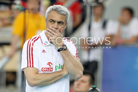  09.06.2013 LODZ ATLAS ARENA<br />SIATKOWKA MEZCZYZN LIGA SWIATOWA 2013<br />FIVB VOLLEYBALL WORLD LEAGUE 2012 POLSKA - BRAZYLIA ( POLAND - BRAZIL )<br />N/Z ANDREA ANASTASI TRENER ( HEAD COACH ) <br /> 