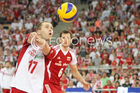  09.06.2013 LODZ ATLAS ARENA<br />SIATKOWKA MEZCZYZN LIGA SWIATOWA 2013<br />FIVB VOLLEYBALL WORLD LEAGUE 2012 POLSKA - BRAZYLIA ( POLAND - BRAZIL )<br />N/Z PAWEL ZATORSKI<br /> 