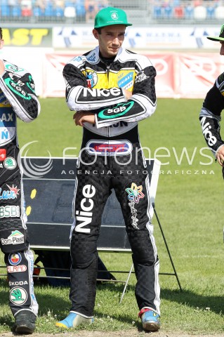  16.06.2013 RZESZOW ZUZEL SPEEDWAY ENEA EKSTRALIGA MECZ PGE MARMA RZESZOW - UNIBAX TORUN <br />
N/Z KAMIL BRZOZOWSKI SYLWETKA <br />
 