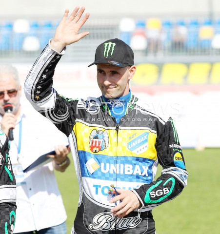  16.06.2013 RZESZOW ZUZEL SPEEDWAY ENEA EKSTRALIGA MECZ PGE MARMA RZESZOW - UNIBAX TORUN <br />
N/Z TOMASZ GOLLOB SYLWETKA <br />
 