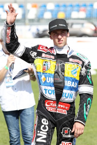  16.06.2013 RZESZOW ZUZEL SPEEDWAY ENEA EKSTRALIGA MECZ PGE MARMA RZESZOW - UNIBAX TORUN <br />
N/Z PAWEL PRZEDPELSKI SYLWETKA <br />
 