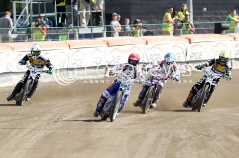  16.06.2013 RZESZOW ZUZEL SPEEDWAY ENEA EKSTRALIGA MECZ PGE MARMA RZESZOW - UNIBAX TORUN <br />N/Z CHRIS HOLDER (ZOLTY), NICKI PEDERSEN (CZERWONY), KAMIL BRZOZOWSKI (BIALY), DAWID LAMPART (NIEBIESKI) <br /> 