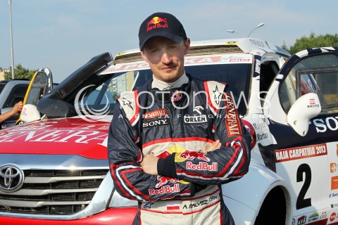  21.06.2013 RZESZOW RAJD BAJA CARPATHIA 2013<br />N/Z ADAM MALYSZ SYLWETKA <br /> 