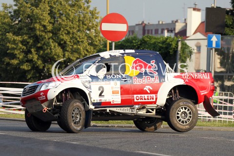  21.06.2013 RZESZOW RAJD BAJA CARPATHIA 2013<br />N/Z ADAM MALYSZ RAFAL MARTON SAMOCHOD TOYOTA HILUX <br /> 