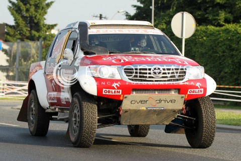  21.06.2013 RZESZOW RAJD BAJA CARPATHIA 2013<br />N/Z ADAM MALYSZ RAFAL MARTON SAMOCHOD TOYOTA HILUX <br /> 