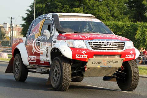  21.06.2013 RZESZOW RAJD BAJA CARPATHIA 2013<br />N/Z ADAM MALYSZ RAFAL MARTON SAMOCHOD TOYOTA HILUX <br /> 