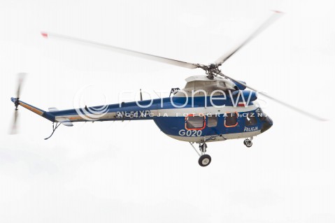  30.06.2013 KRAKOW<br />IX MALOPOLSKI PIKNIK LOTNICZY W KRAKOWIE<br />N/Z HELIKOPTER SMIGLOWIEC POLICYJNY PZL KANIA SN-51XP <br /> 