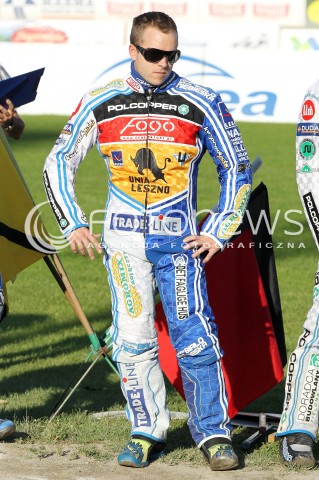  04.07.2013 RZESZOW ZUZEL SPEEDWAY ENEA EKSTRALIGA MECZ PGE MARMA RZESZOW - FOGO UNIA LESZNO <br />N/Z KENNETH BJERRE SYLWETKA<br /> 