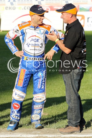  04.07.2013 RZESZOW ZUZEL SPEEDWAY ENEA EKSTRALIGA MECZ PGE MARMA RZESZOW - FOGO UNIA LESZNO <br />N/Z NICKI PEDERSEN DARIUSZ SLEDZ<br /> 