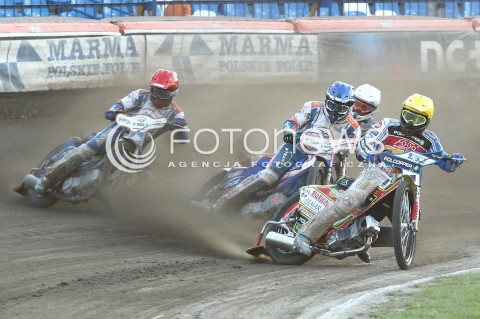  04.07.2013 RZESZOW ZUZEL SPEEDWAY ENEA EKSTRALIGA MECZ PGE MARMA RZESZOW - FOGO UNIA LESZNO <br />N/Z PIOTR PAWLICKI (ZOLTY), RAFAL OKONIEWSKI (CZERWONY), PRZEMYSLAW PAWLICKI (BIALY), DAWID LAMPART (NIEBIESKI)<br /> 