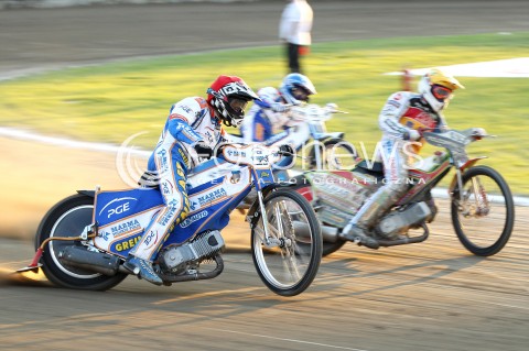  04.07.2013 RZESZOW ZUZEL SPEEDWAY ENEA EKSTRALIGA MECZ PGE MARMA RZESZOW - FOGO UNIA LESZNO <br />N/Z GRZEGORZ WALASEK (CZERWONY), PRZEMYSLAW PAWLICKI (ZOLTY), NICKI PEDERSEN (NIEBIESKI)<br /> 