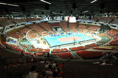  05.07.2013 KATOWICE SPODEK<br />SIATKOWKA MEZCZYZN LIGA SWIATOWA 2013<br />FIVB VOLLEYBALL WORLD LEAGUE 2013 POLSKA - USA <br />N/Z HALA SPODEK WIDOK PANORAMA VIEW <br /> 