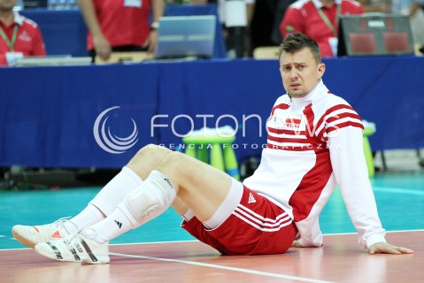  05.07.2013 KATOWICE SPODEK<br />SIATKOWKA MEZCZYZN LIGA SWIATOWA 2013<br />FIVB VOLLEYBALL WORLD LEAGUE 2013 POLSKA - USA <br />N/Z KRZYSZTOF IGNACZAK SYLWETKA <br /> 