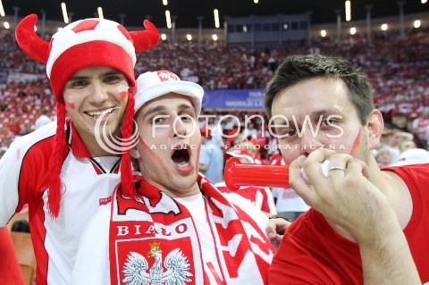  05.07.2013 KATOWICE SPODEK<br />SIATKOWKA MEZCZYZN LIGA SWIATOWA 2013<br />FIVB VOLLEYBALL WORLD LEAGUE 2013 POLSKA - USA <br />N/Z KIBIC KIBICE DOPING EMOCJE  <br /> 