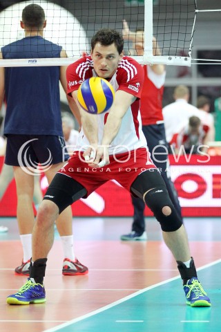  05.07.2013 KATOWICE SPODEK<br />SIATKOWKA MEZCZYZN LIGA SWIATOWA 2013<br />FIVB VOLLEYBALL WORLD LEAGUE 2013 POLSKA - USA <br />N/Z ZBIGNIEW BARTMAN SYLWETKA <br /> 