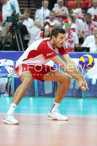  05.07.2013 KATOWICE SPODEK<br />SIATKOWKA MEZCZYZN LIGA SWIATOWA 2013<br />FIVB VOLLEYBALL WORLD LEAGUE 2013 POLSKA - USA <br />N/Z MICHAL WINIARSKI SYLWETKA <br /> 
