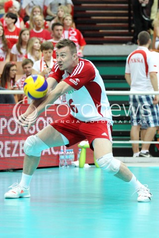  05.07.2013 KATOWICE SPODEK<br />SIATKOWKA MEZCZYZN LIGA SWIATOWA 2013<br />FIVB VOLLEYBALL WORLD LEAGUE 2013 POLSKA - USA <br />N/Z KRZYSZTOF IGNACZAK SYLWETKA <br /> 