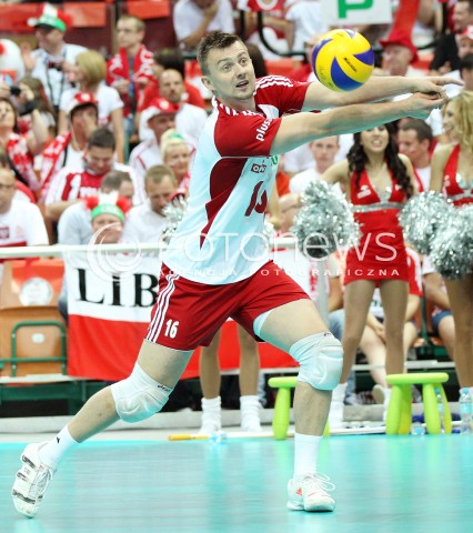  05.07.2013 KATOWICE SPODEK<br />SIATKOWKA MEZCZYZN LIGA SWIATOWA 2013<br />FIVB VOLLEYBALL WORLD LEAGUE 2013 POLSKA - USA <br />N/Z KRZYSZTOF IGNACZAK SYLWETKA <br /> 