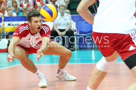  05.07.2013 KATOWICE SPODEK<br />SIATKOWKA MEZCZYZN LIGA SWIATOWA 2013<br />FIVB VOLLEYBALL WORLD LEAGUE 2013 POLSKA - USA <br />N/Z MICHAL WINIARSKI  <br /> 