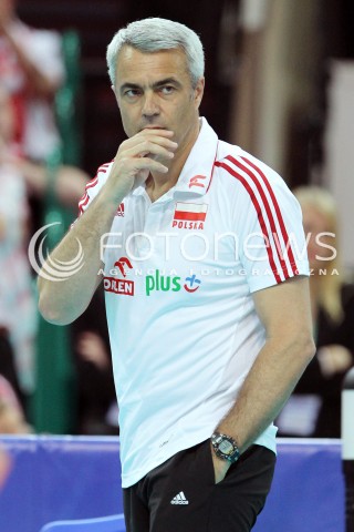  05.07.2013 KATOWICE SPODEK<br />SIATKOWKA MEZCZYZN LIGA SWIATOWA 2013<br />FIVB VOLLEYBALL WORLD LEAGUE 2013 POLSKA - USA <br />N/Z ANDREA ANASTASI TRENER ( HEAD COACH )  <br /> 