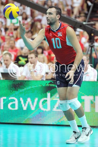  05.07.2013 KATOWICE SPODEK<br />SIATKOWKA MEZCZYZN LIGA SWIATOWA 2013<br />FIVB VOLLEYBALL WORLD LEAGUE 2013 POLSKA - USA <br />N/Z ANTONIO CIARELLI SYLWETKA<br /> 