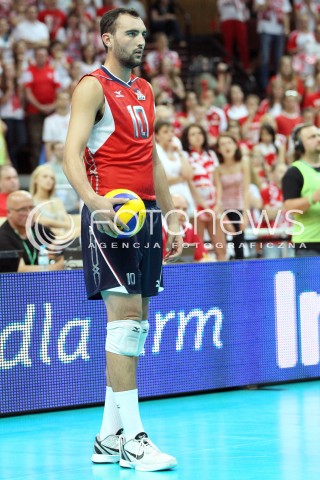  05.07.2013 KATOWICE SPODEK<br />SIATKOWKA MEZCZYZN LIGA SWIATOWA 2013<br />FIVB VOLLEYBALL WORLD LEAGUE 2013 POLSKA - USA <br />N/Z ANTONIO CIARELLI SYLWETKA<br /> 