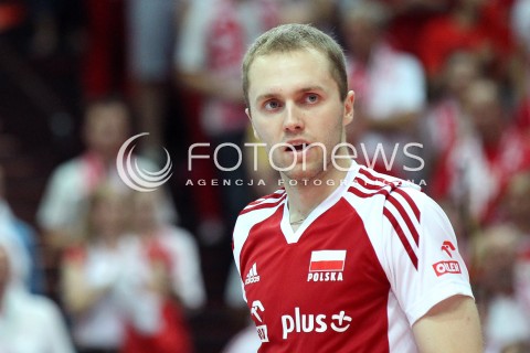  05.07.2013 KATOWICE SPODEK<br />SIATKOWKA MEZCZYZN LIGA SWIATOWA 2013<br />FIVB VOLLEYBALL WORLD LEAGUE 2013 POLSKA - USA <br />N/Z PAWEL ZATORSKI  <br /> 